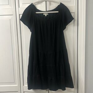 Sweet babydoll black dress